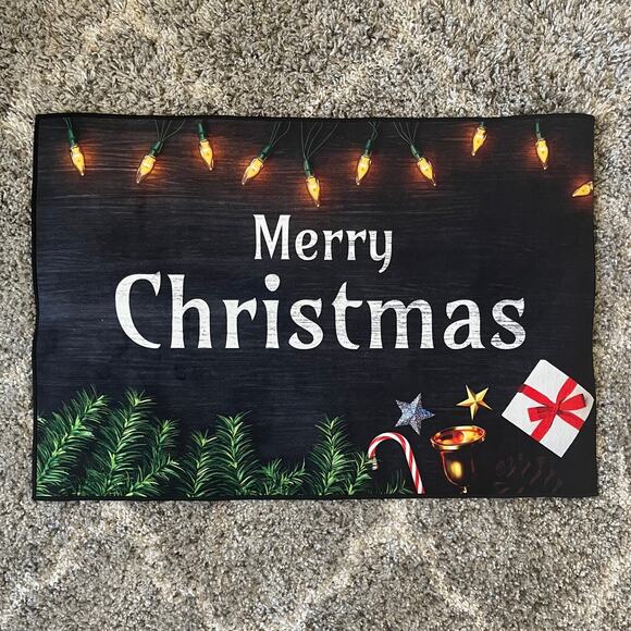 Non Slip Christmas Door Mat 24 x 36 Inches - Picture 1 of 2